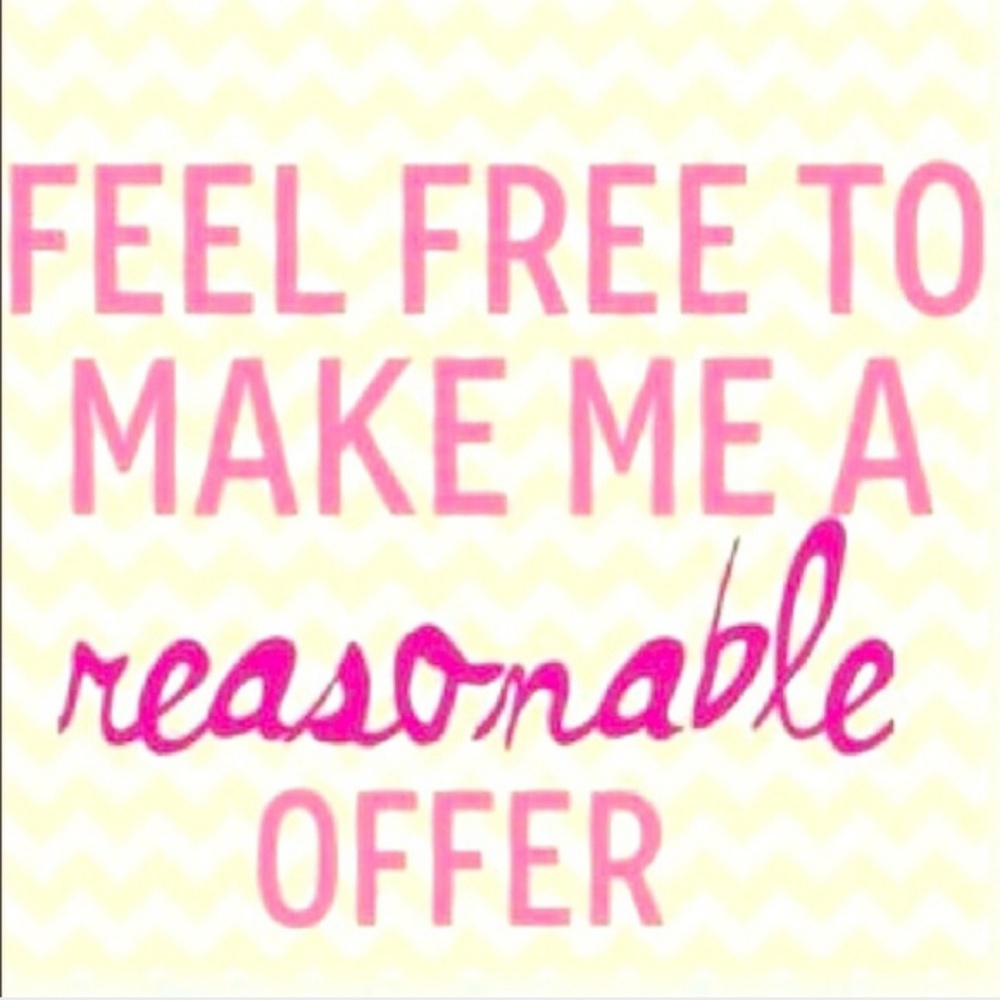 Feel free to make me a offer